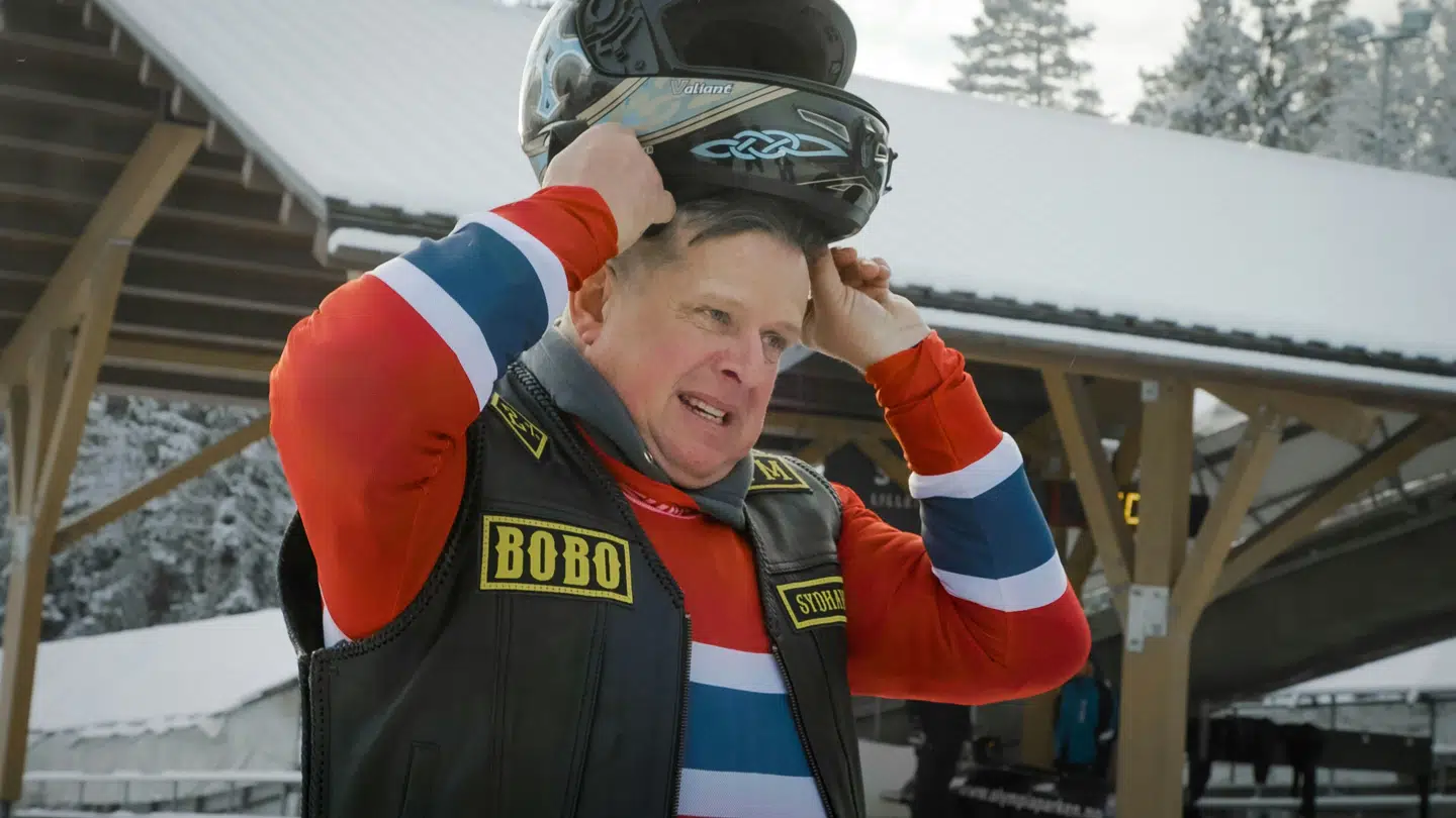 Bo Brønnum i et afsnit af 'Verdensmænd'.