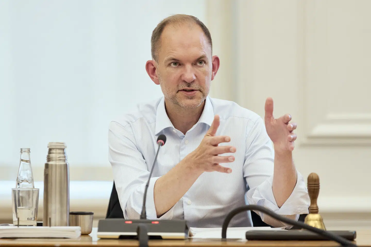 Minister for grøn trepart Jeppe Bruus forsøger at samle partier om en ny kvælstofregulering. (Arkivfoto).