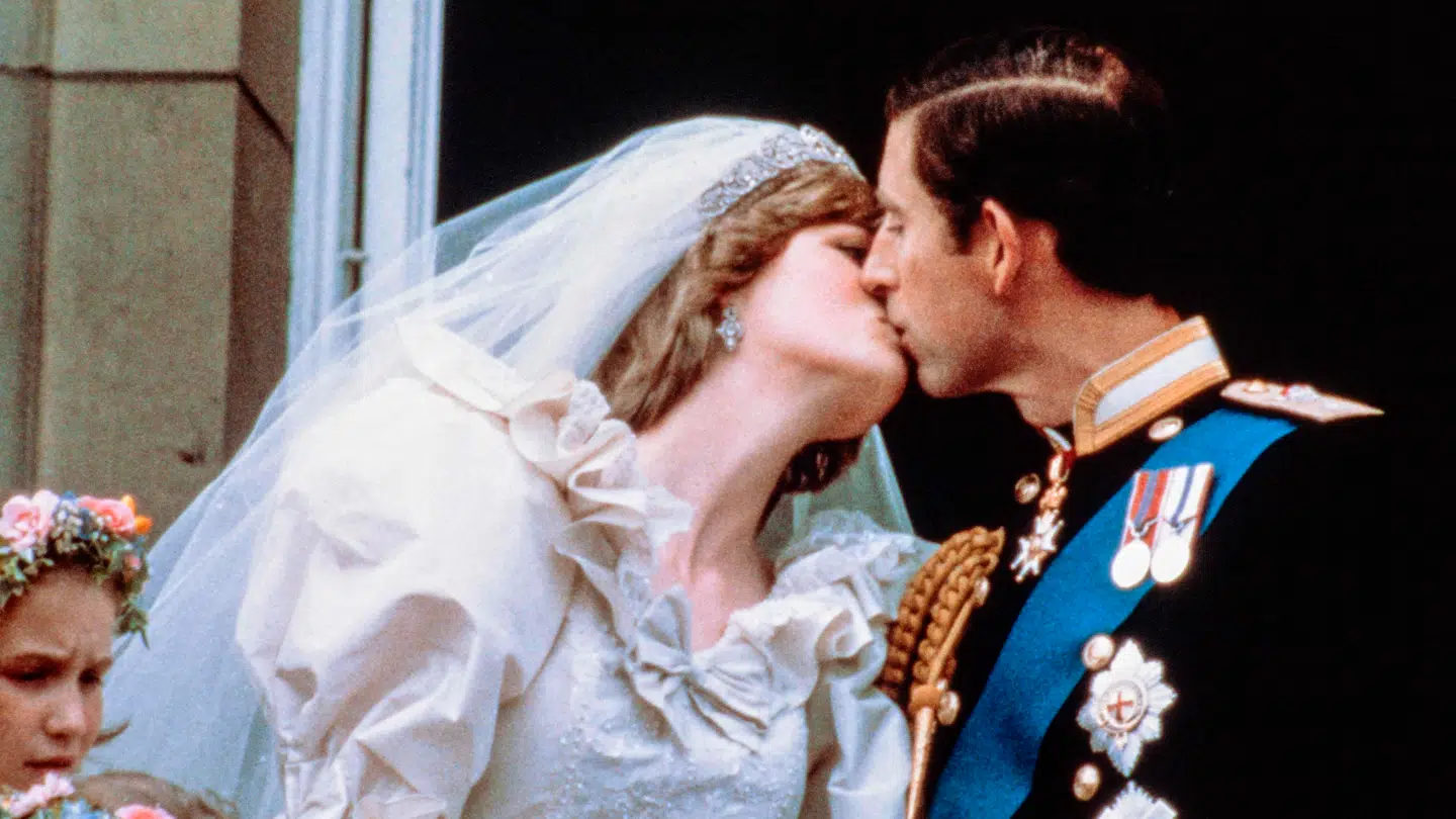 Lady Diana og prins Charles blev gift den 29. juli 1981.