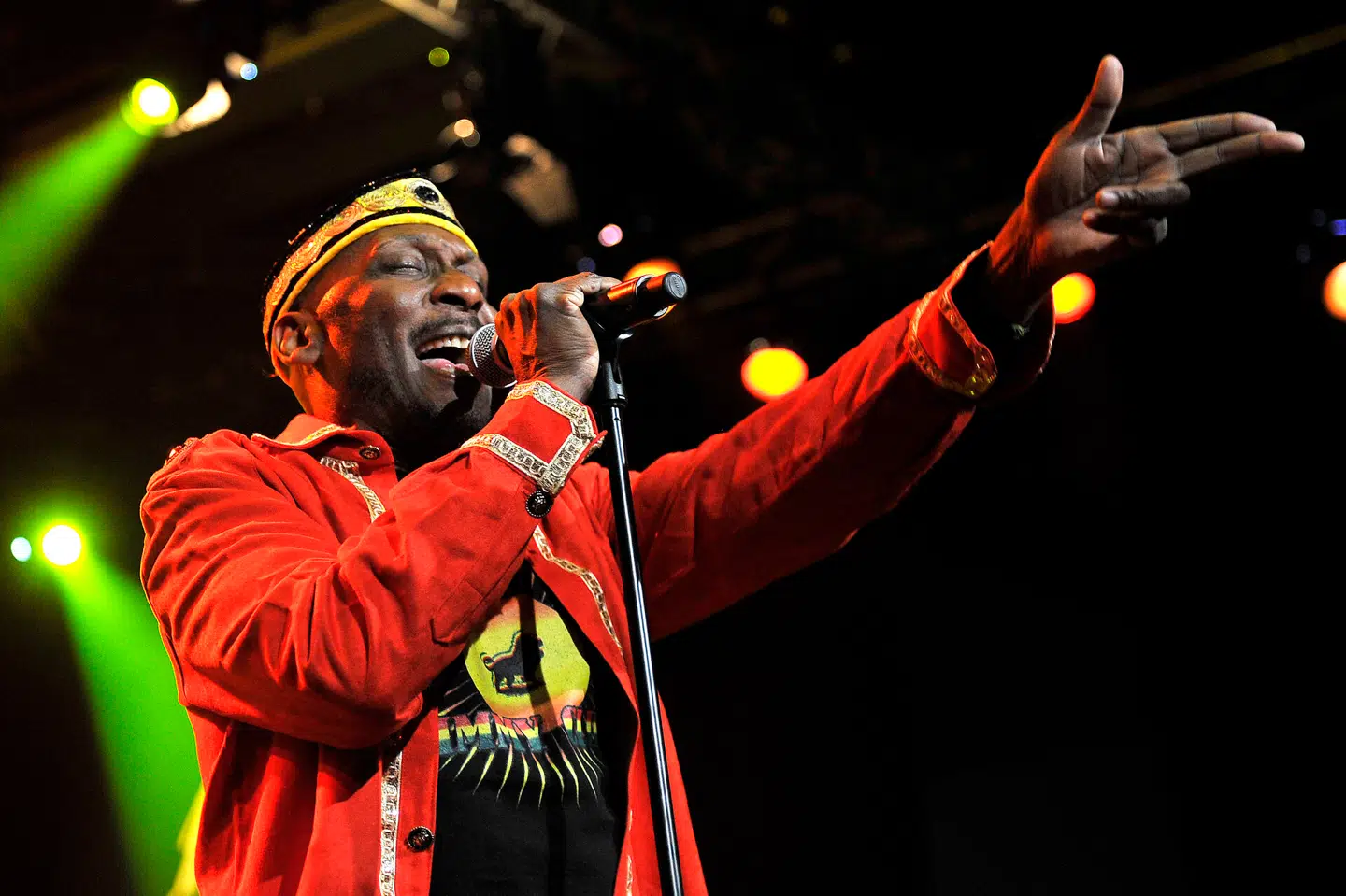 Reggaesanger Jimmy Cliff er død. Her ses han under en koncert i Montreux 2011. Arkivfoto: Fabrice Coffrini, Scanpix