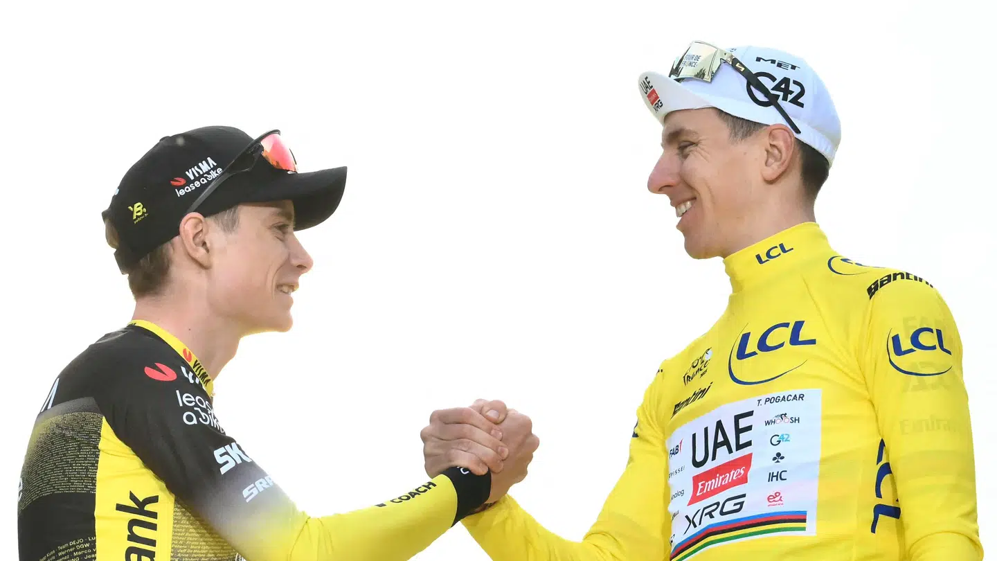 For andet år i træk måtte Jonas Vingegaard se sig slået af Tadej Pogacar i Tour de France.