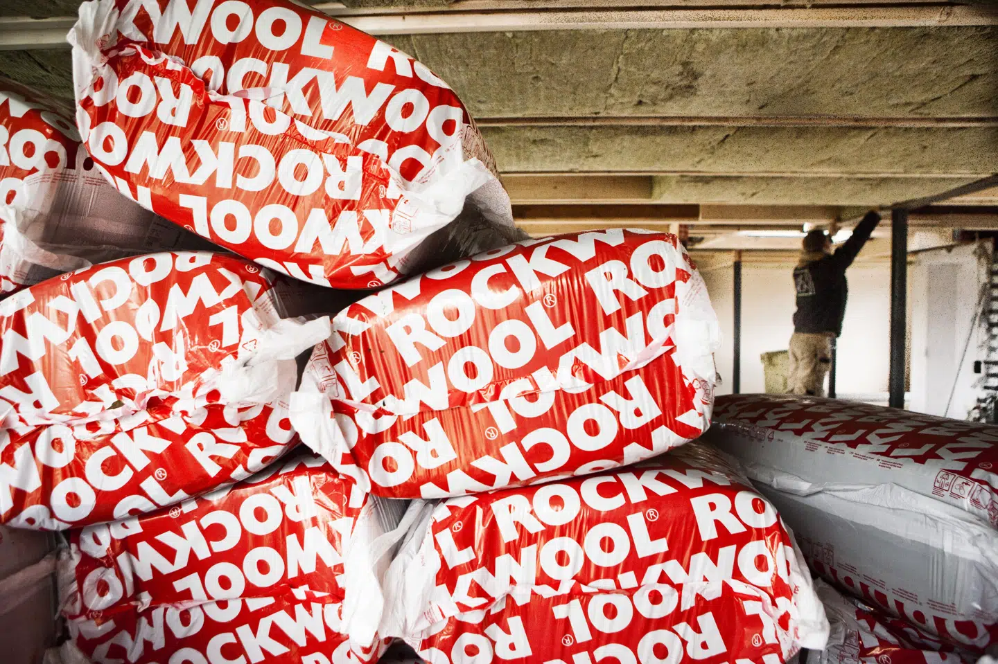 Rockwool bruges blandt andet til isolering af bygninger. Derfor er selskabets drift afhængig af, at der enten bygges eller renoveres. (Arkivfoto).