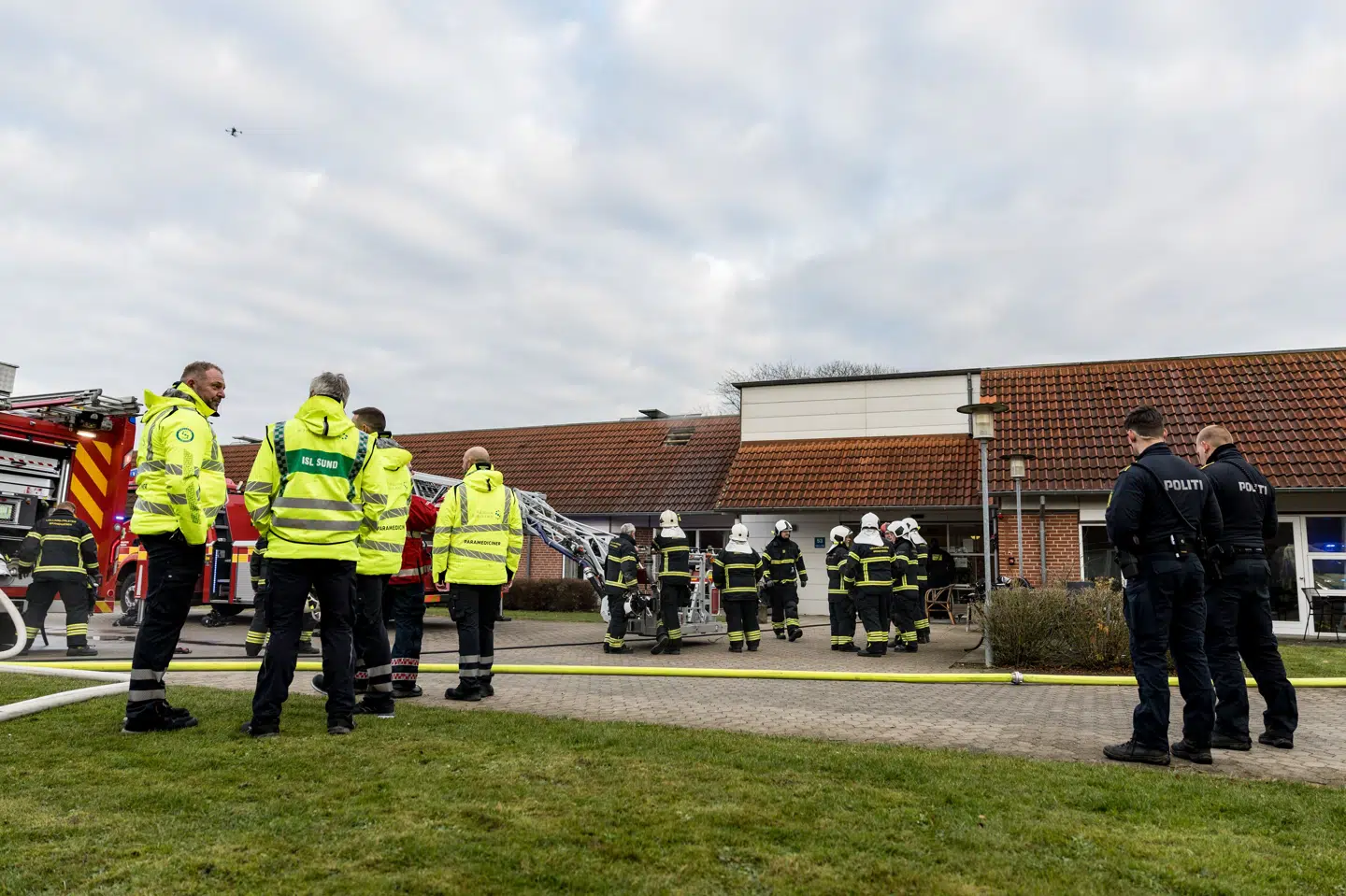 Politi og brandvæsen rykkede onsdag ud til en brand på Plejecenter Sømarken i Nykøbing Falster.