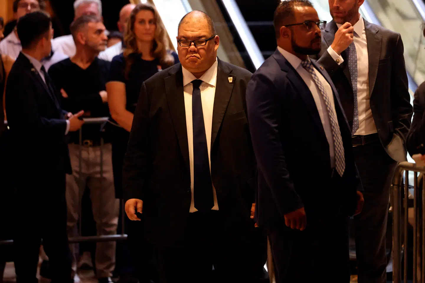 Steven Cheung, der er talsmand for Det Hvide Hus, ses her i september sidste år.