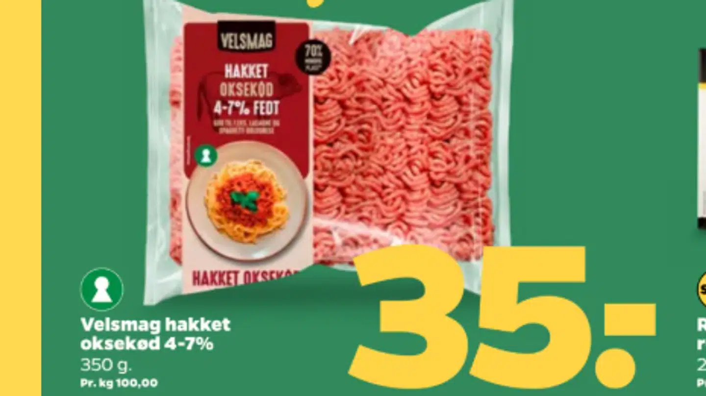 Netto har i sin tilbudsavis for uge 49 oksekød til 35 kroner.