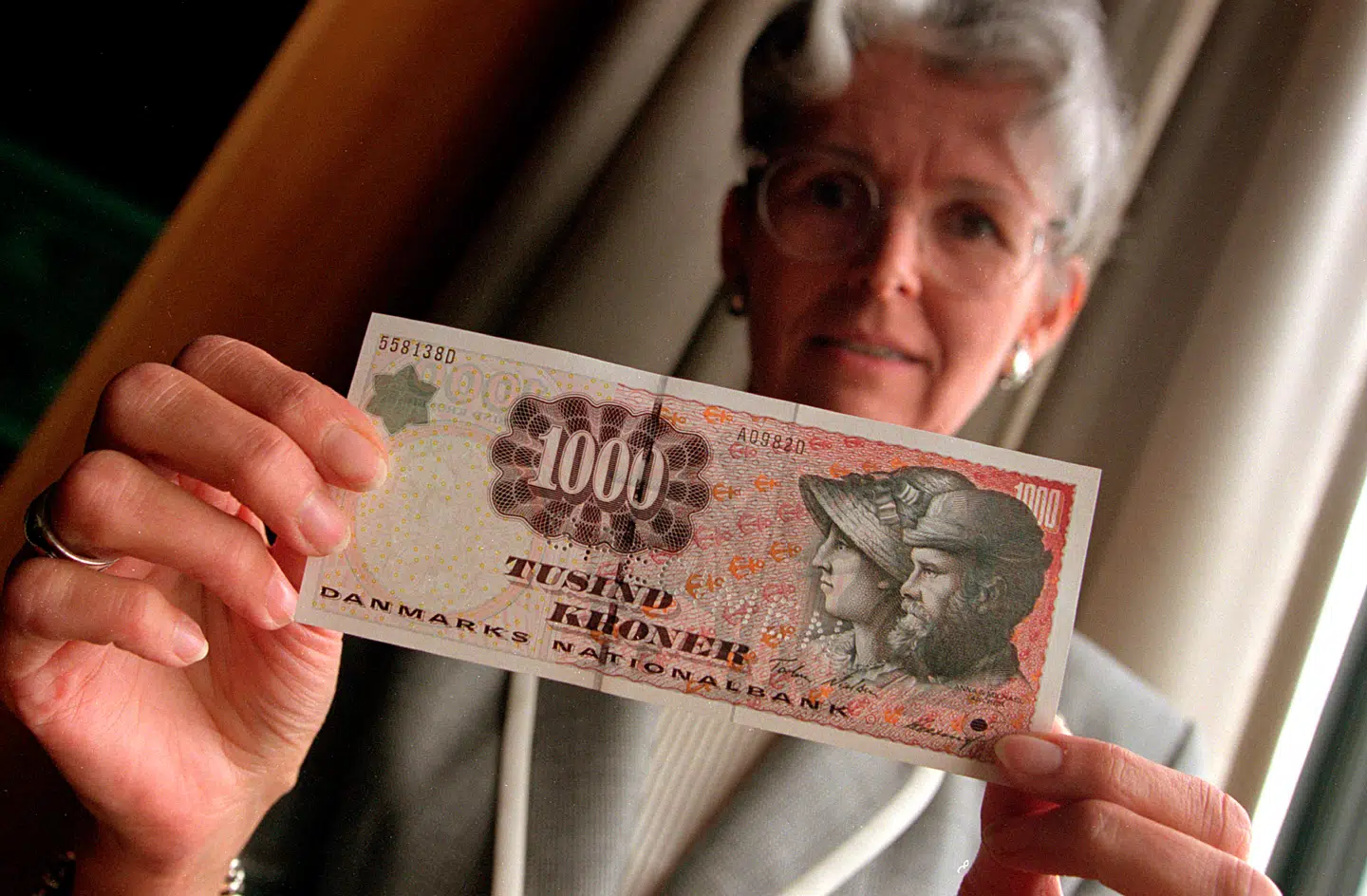 Bodil Nyboe Andersen da hun var nationalbankdirektør tilbage i 1998.