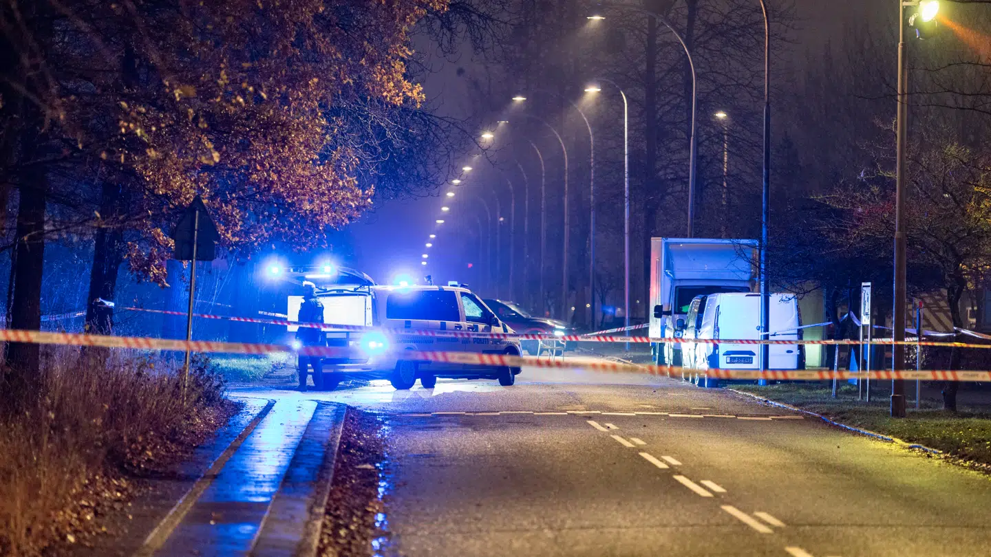 Politiet er til stede i Høje Gladsaxe.