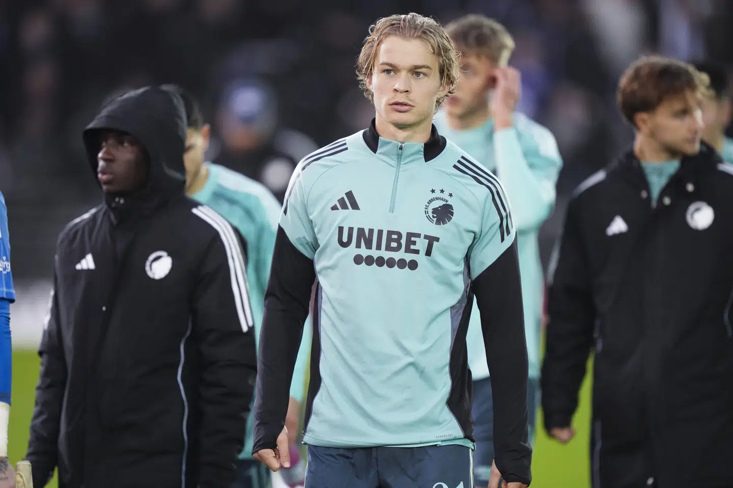 Mads Emil Madsen skiftede i september fra AGF til FC København, og hans tidligere klub har overrasket ham med sit niveau. (Arkivfoto).