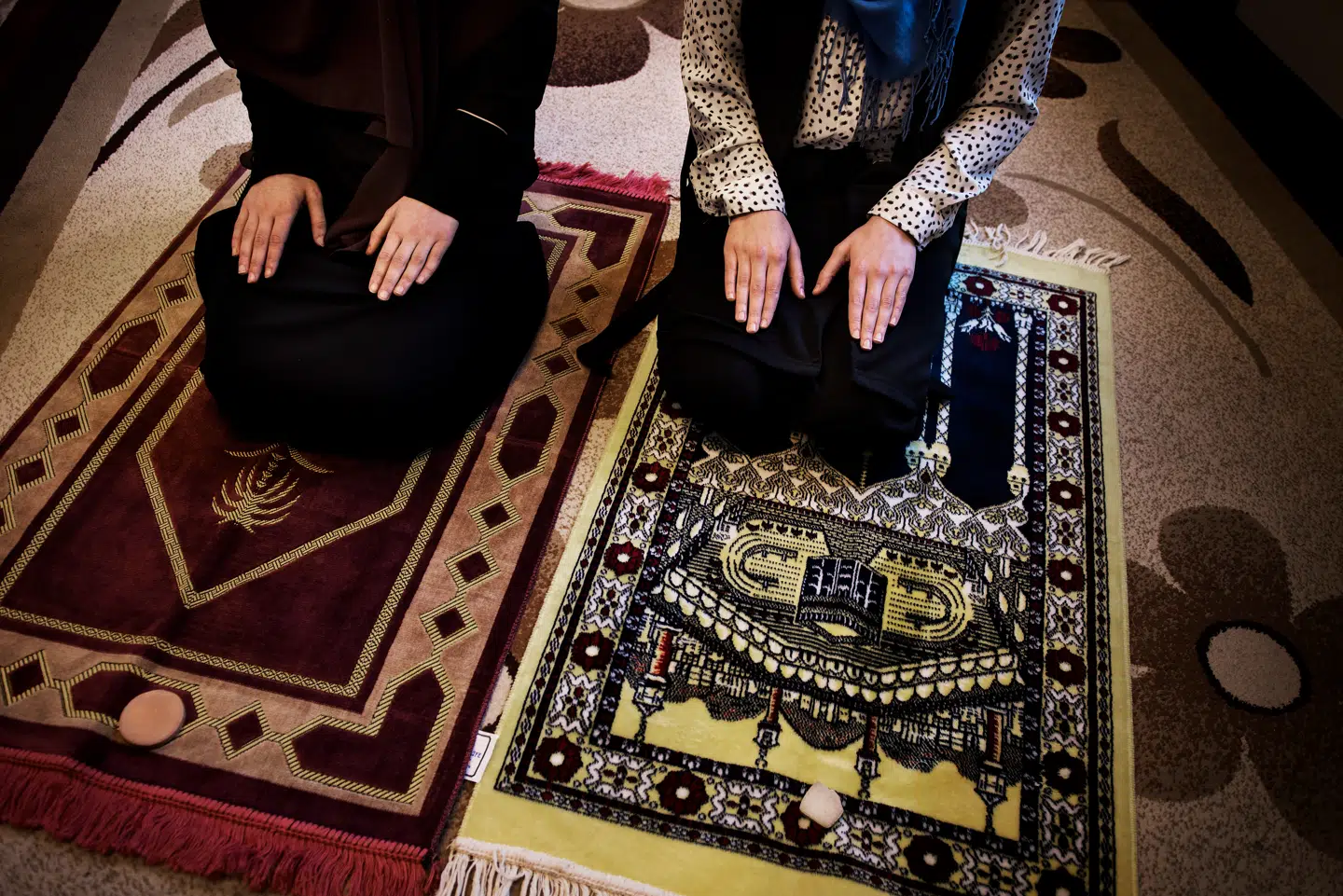 Andagtsrum til blandt andet bøn i Panum-bygningen på Københavns Universitet fotograferet i 2017.