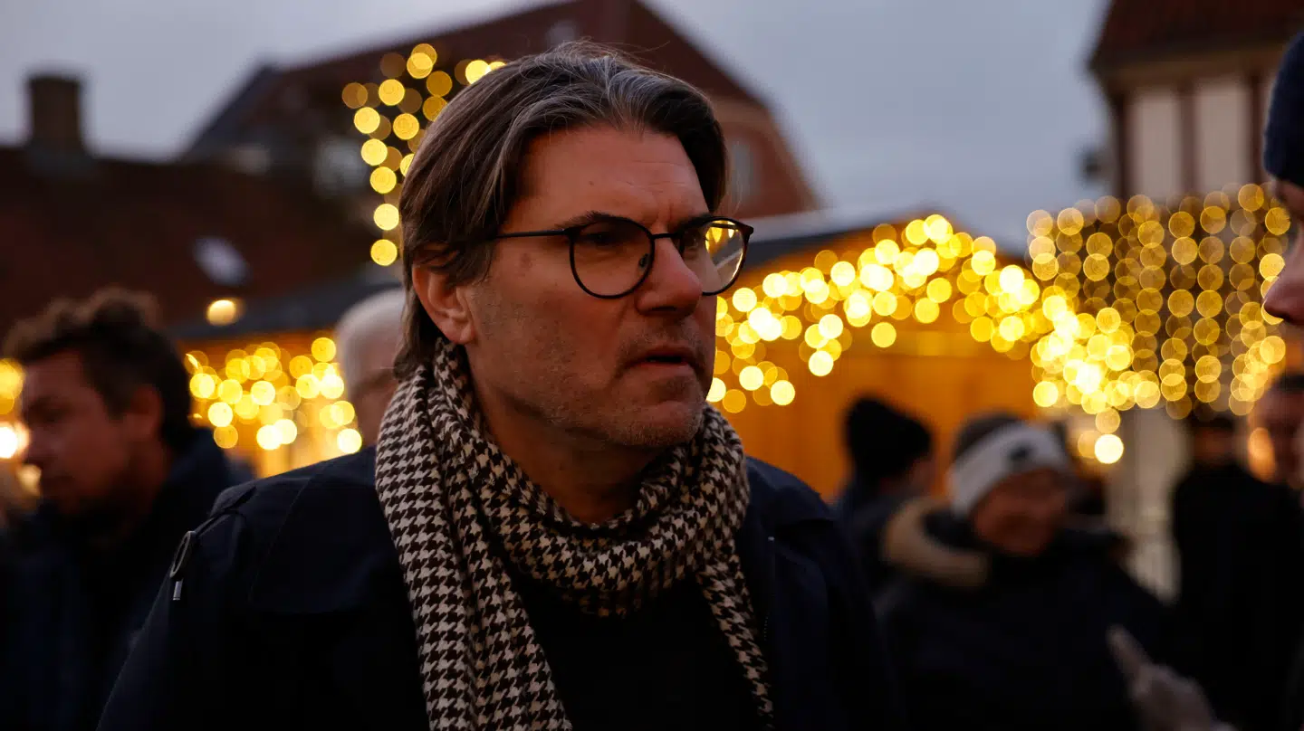 Demonstration mod konstitueringsforløbet efter kommunalvalget i Ringkøbing-Skjern Kommune fredag den 28. november 2025. Initiativtager opfordrer demonstranter til måske at tage et stykke gaffatape over munden for at protestere.