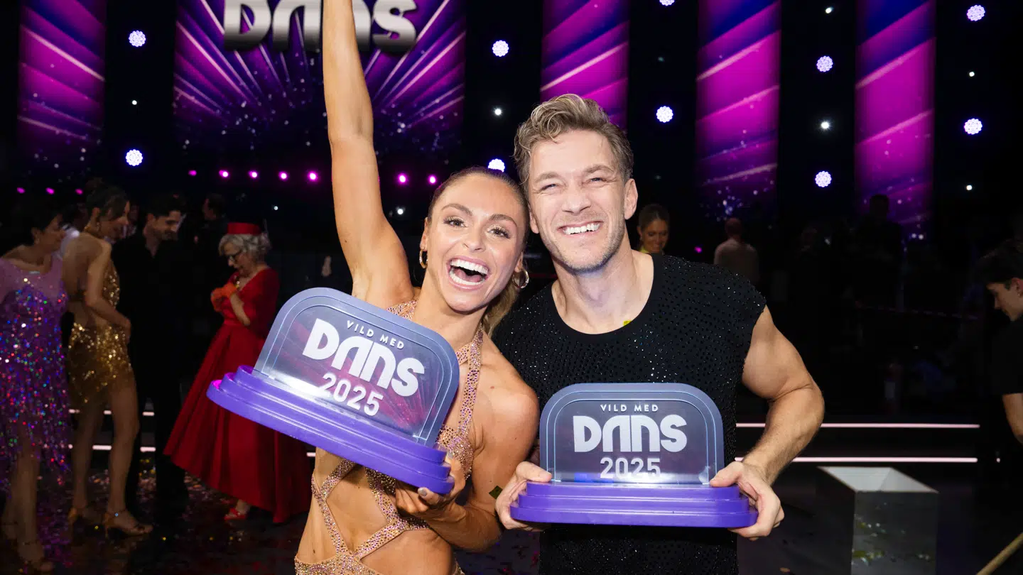 Jasmin Lind og Michael Olesen vinder finalen i den sidste sæson af 'Vild med Dans'.
