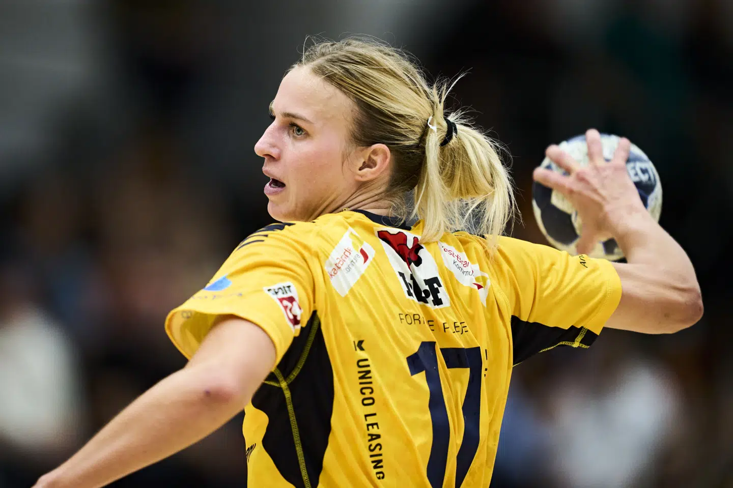 Simone Petersen har spillet 60 landskampe for Danmark, men er ikke med ved VM. Nu forlader hun Ikast. (Arkivfoto).