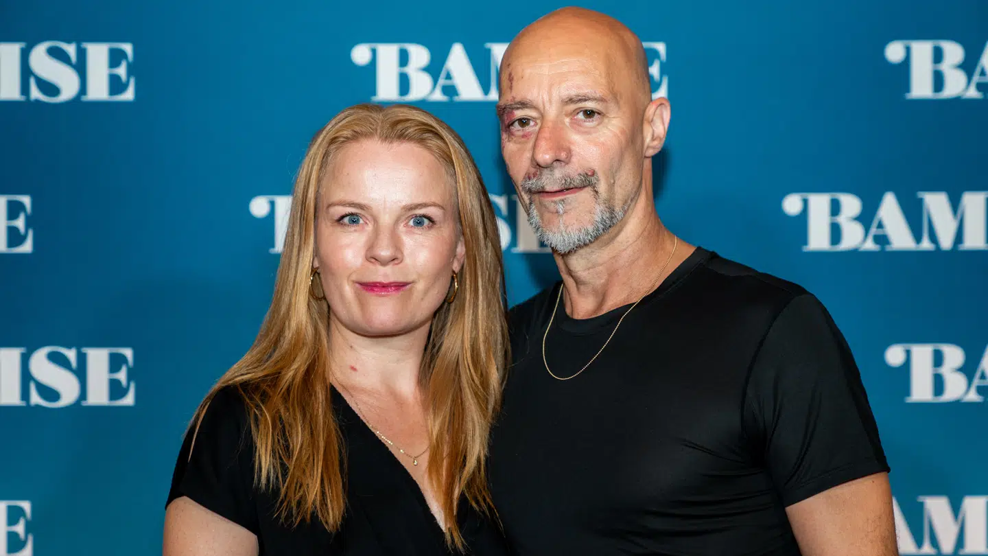 Signe Egholm Olsen og Jimmy Jørgensen fotograferet sammen tilbage i 2022. (Arkivfoto)