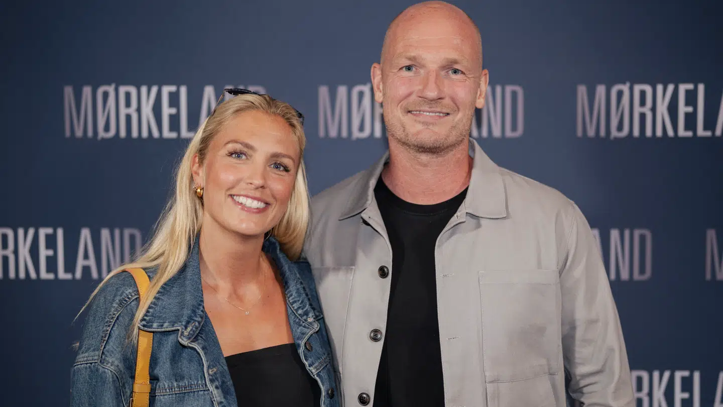 Josefine Høgh og Lasse Sjørslev til Gallapremieren på filmen Mørkeland i Imperial i København tirsdag den 20. august 2024.