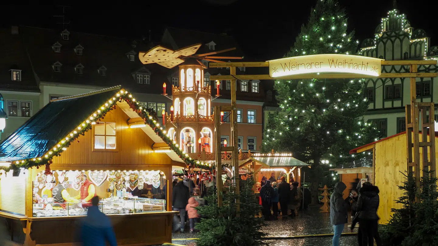 Arkivfoto: En mand er blevet anholdt på julemarkedet i Weimar, Tyskland.