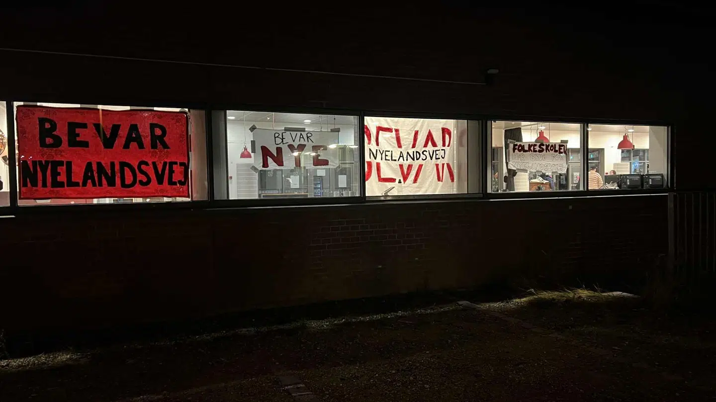 Campus Nyelandsvej tidlig mandag morgen.