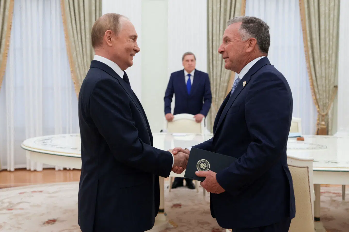 Steve Witkoff, der under sit besøg i august trykkede hånd med Putin, har flere gange været i Moskva som led i den amerikanske præsident Donald Trumps bestræbelser på at fremskynde fredsprocessen i Ukraine. (Arkivfoto).