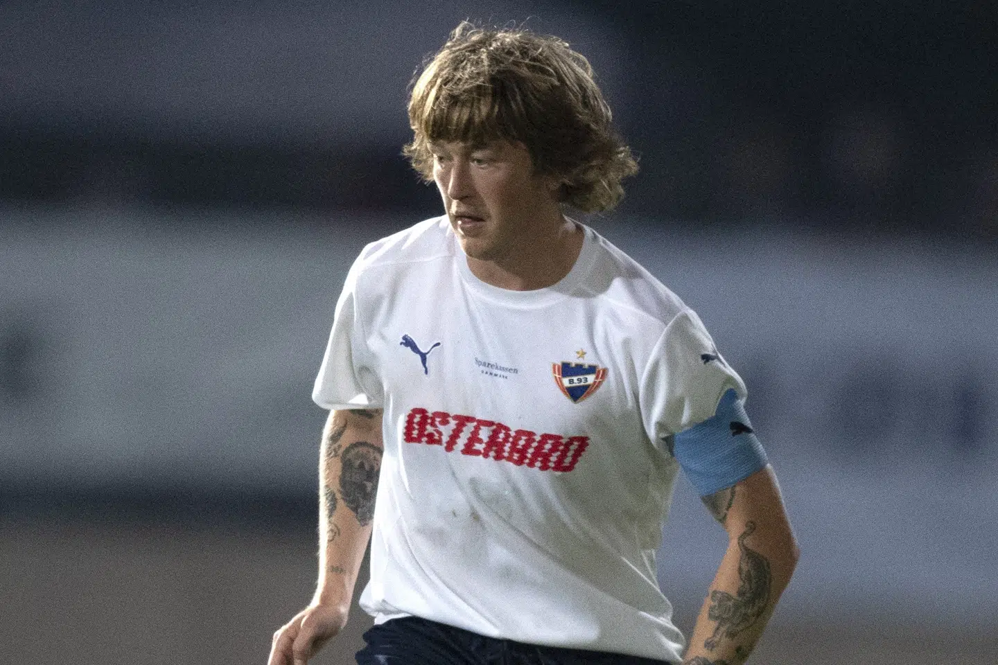 Nicolaj Thomsen har siden 2022 spillet på lavere niveau i B93 på Østerbro. (Arkivfoto).