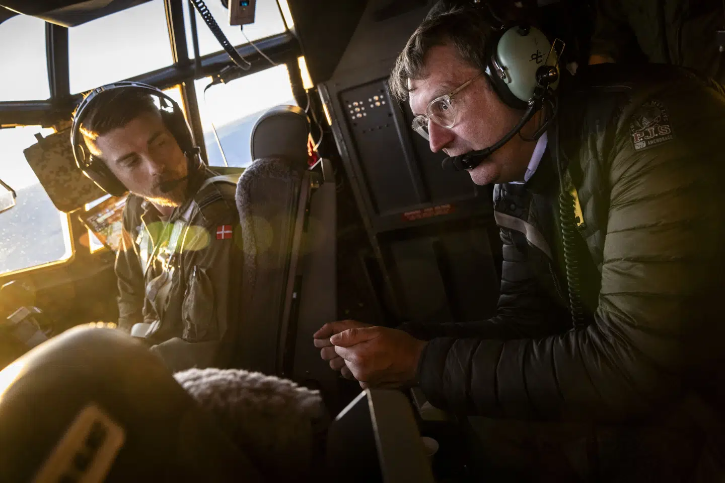 Forsvarsminister Troels Lund Poulsen (V) var passager i forsvarets C-130 Hercules på vej hjem fra luftbasen Ørland flystasjon i Norge lørdag. Han besøgte Norge for at besigtige de jordbaserede luftforsvarssystemer, som Danmark har lejet af nordmændene. (Arkivfoto).