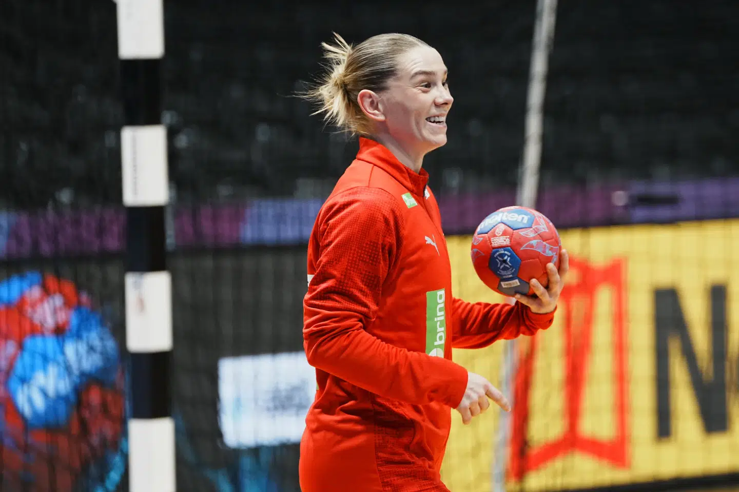 Trine Østergaard kunne allerede i opvarmningen mærke stængerne boble.