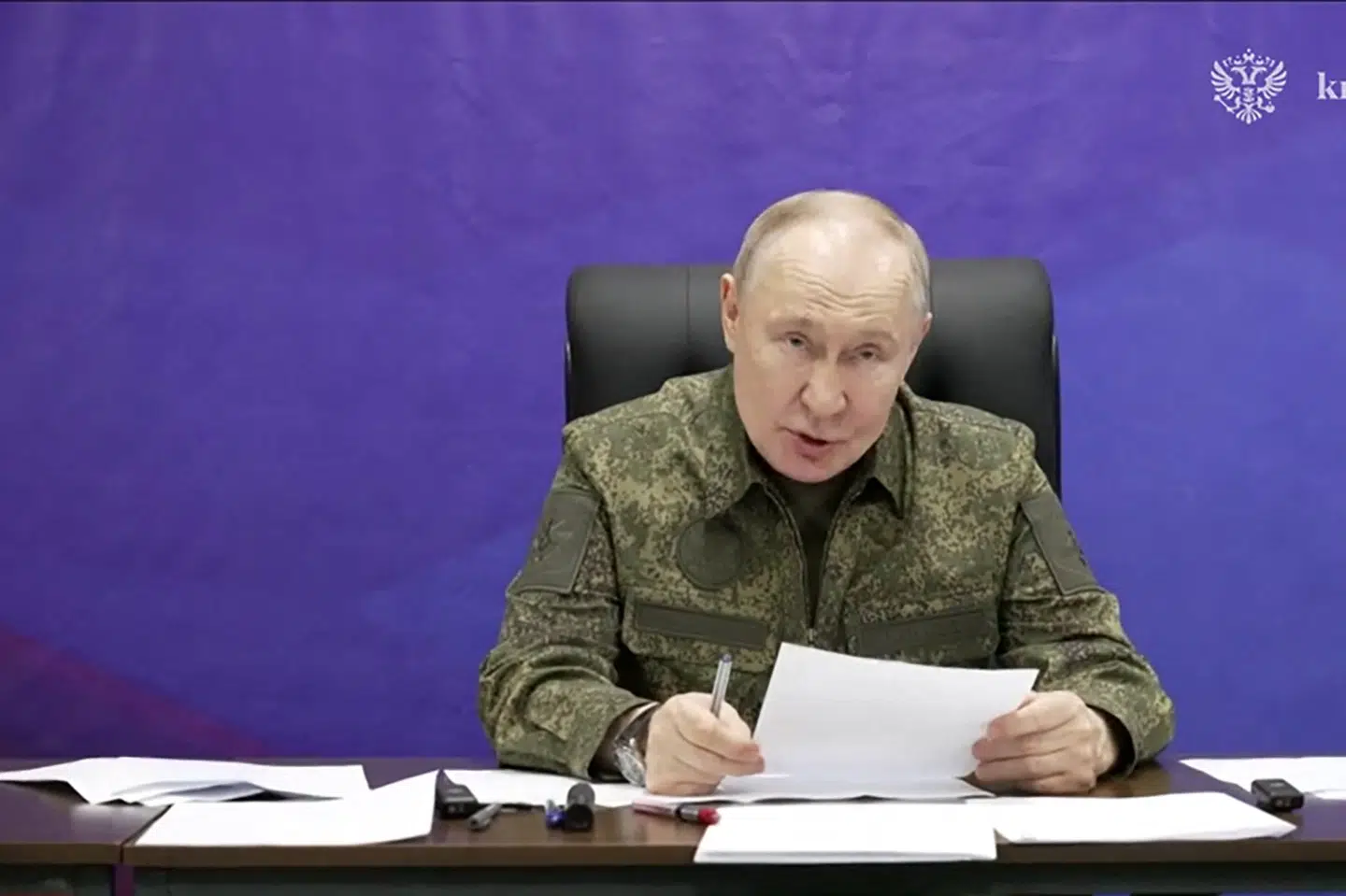 Mandag offentliggjorde Kreml en video af Ruslands præsident, Vladimir Putin, på den krypterede beskedtjeneste Telegram, hvori han udtaler sin optimisme omkring krigen i Ukraine.