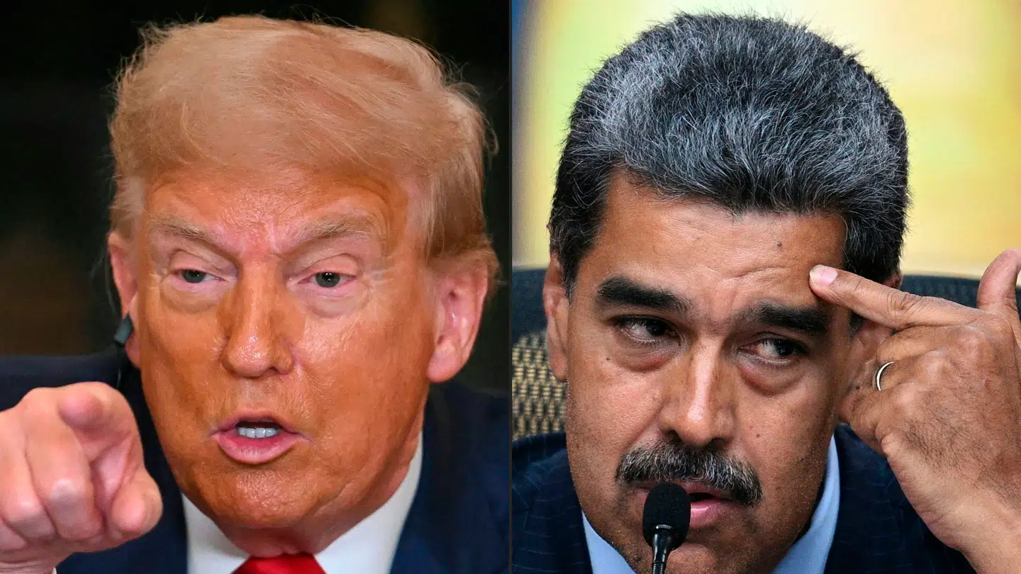 Donald Trump og Nicolás Maduro.