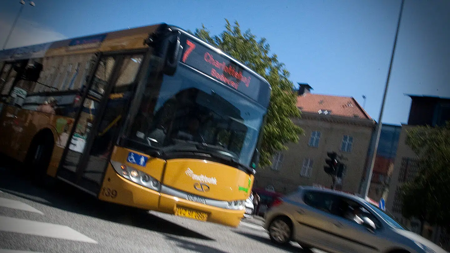 Der var drama i Aarhus-bussen.