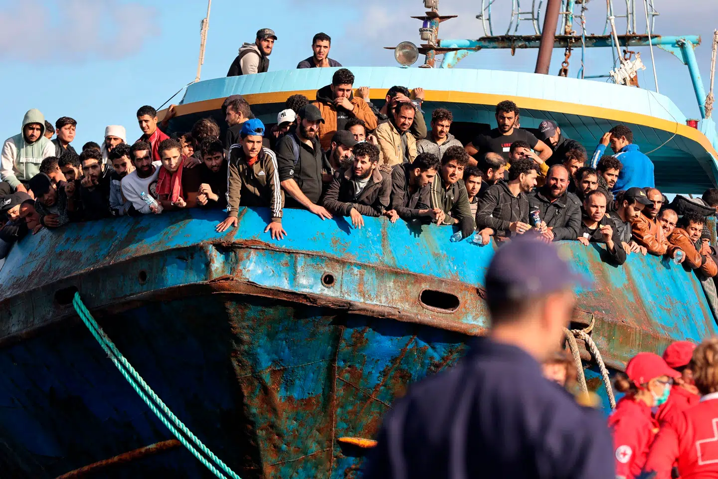 Der er mange tegn på, at EUs asylsystem grundlæggende ikke fungerer efter hensigten, mener Emil Hylleberg, der er statskundskabsstuderende. Derfor skal Danmark gøre op med flere konventioner, som ifølge ham er dybt forældede. Arkivfoto: Costas Metaxakis/AFP/Ritzau Scanpix