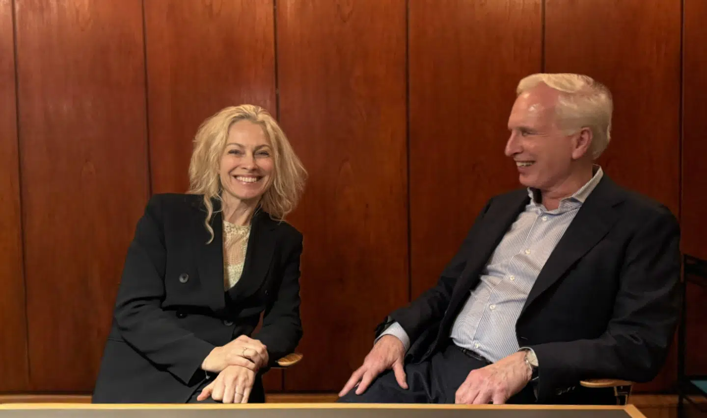 Den kommende direktør for Erhvervslivets Tænketank, Maria Nilas Tarp, og tænketankens bestyrelsesformand, Christian Frigast.