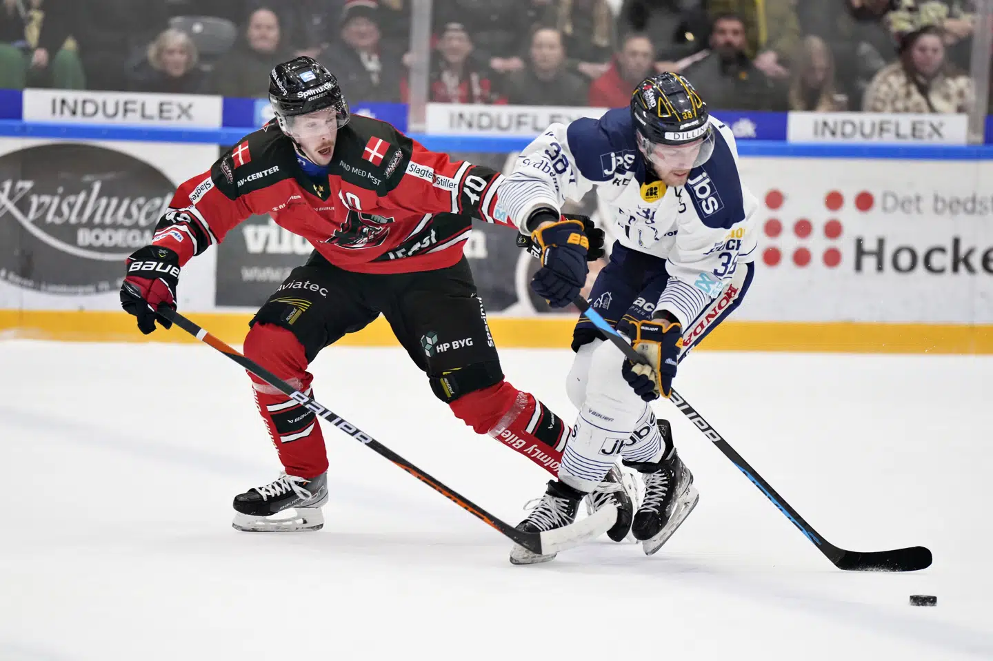 37-årige Morten Poulsen blev matchvinder for Herning Blue Fox med sin scoring i overtiden. (Arkivfoto).
