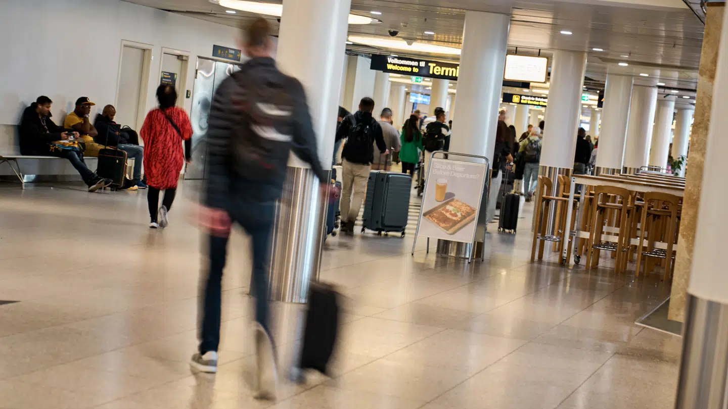 Arkivfoto fra Københavns Lufthavn. Personerne på billedet har intet med sagen om trusler fremsat i lufthavnen at gøre.