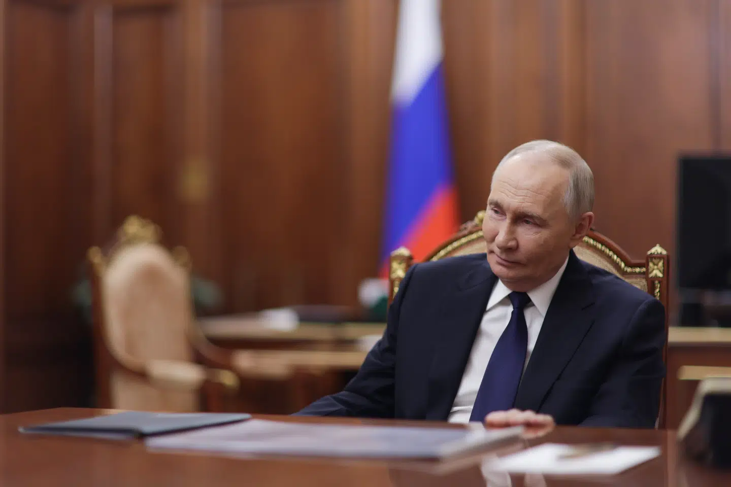 »Man behøver ikke engang tænke på historien for at være skeptisk over for store løfter om fredelig og velstående sameksistens med Putins Rusland,« skriver Gerard Baker, skribent på The Wall Street Journal i denne kommentar. Foto: Gavriil Grigorov/EPA/Ritzau Scanpix