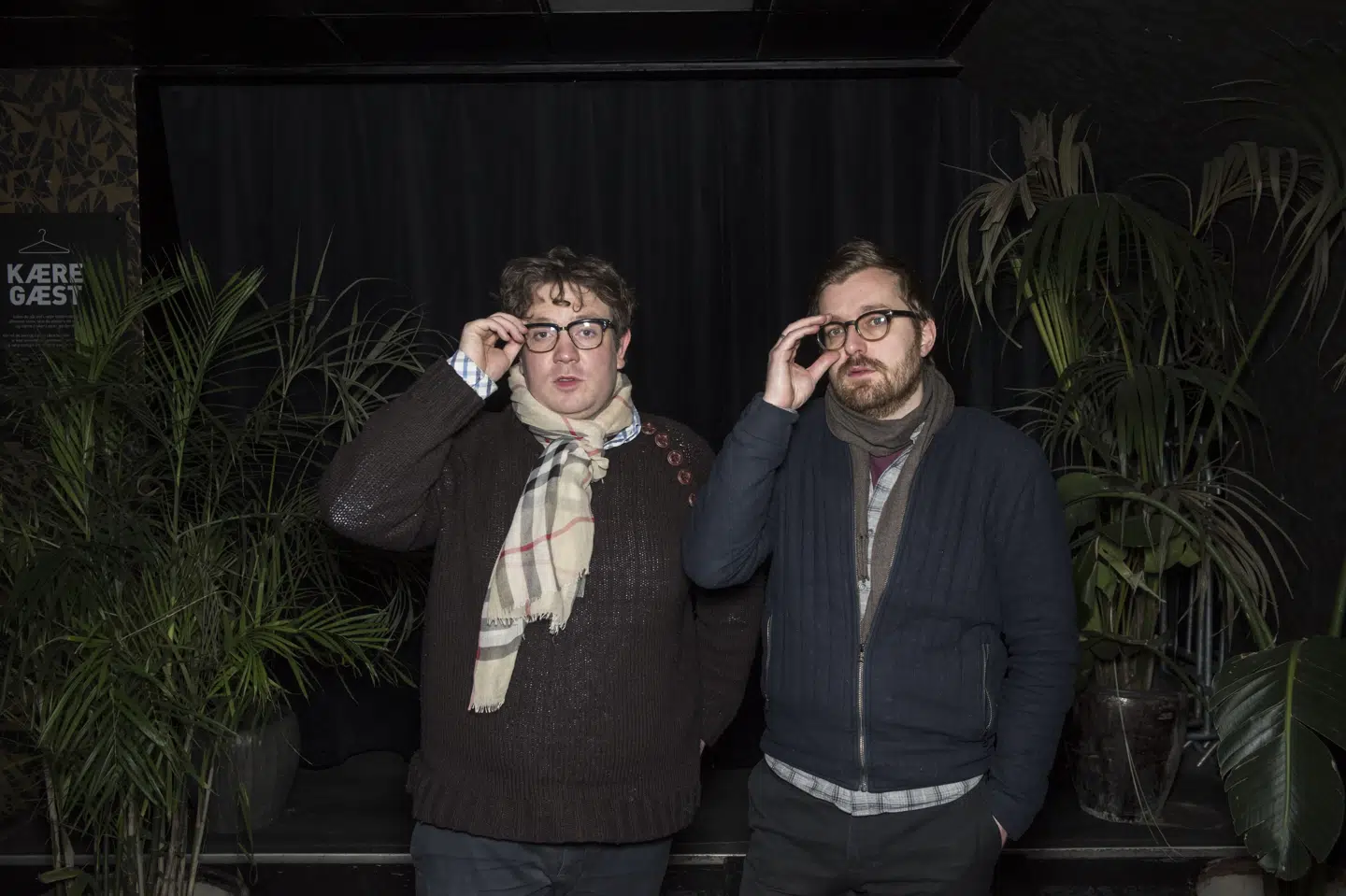 Makkerparret Kirsten Birgit Schiøtz Kretz Hørsholm og Rasmus Bruun blev kendt i "Den Korte Radioavis", som oprindeligt blev sendt på den daværende radiokanal Radio24syv. (Arkivfoto).