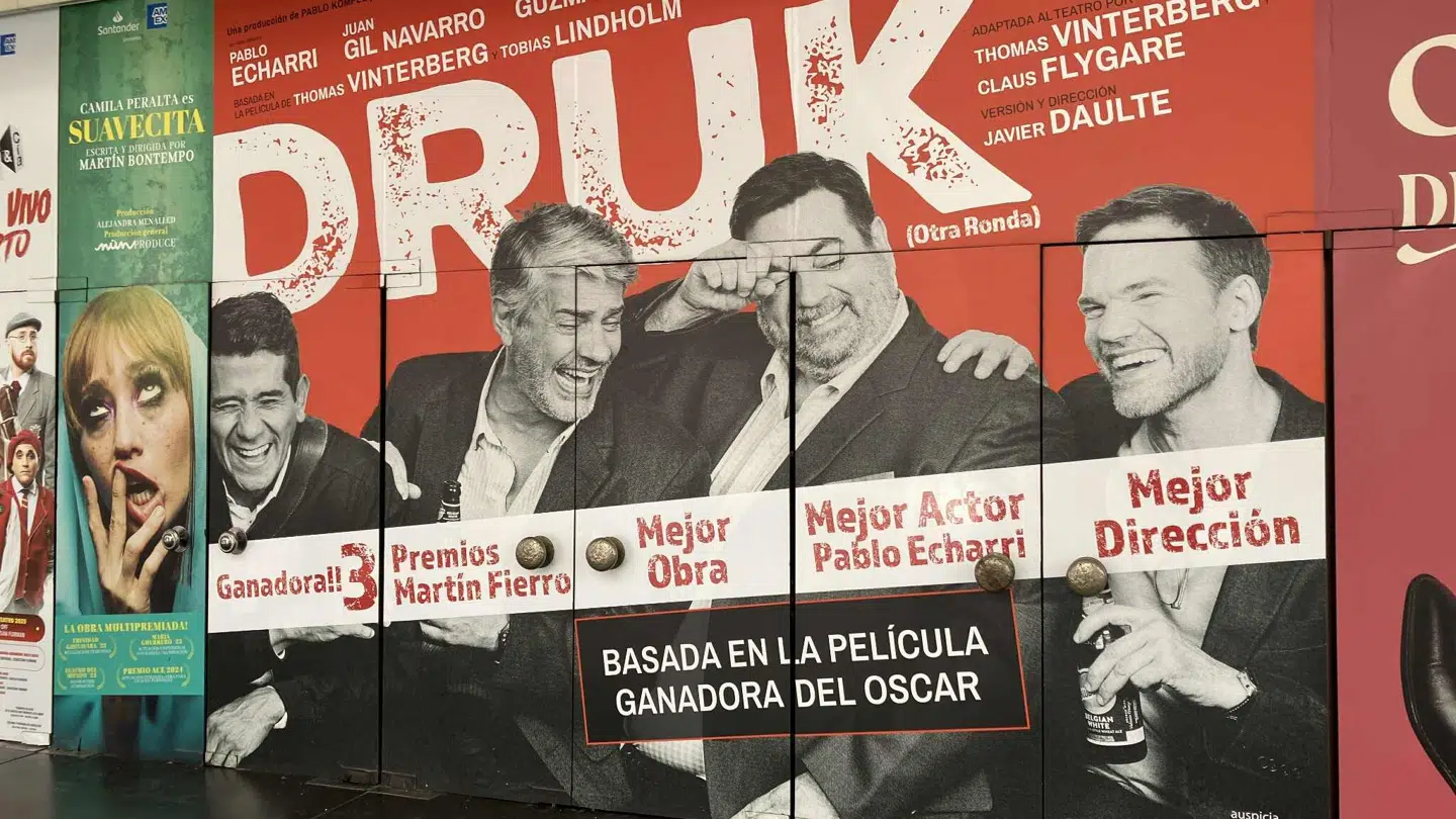 'Druk' hitter som teaterstykke i Argentina.