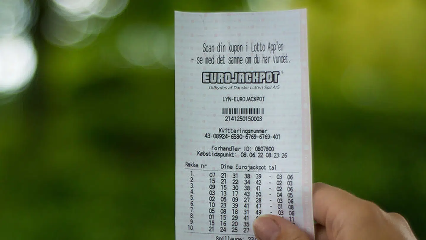 En dansk mand har netop vundet hele 149,4 millioner kroner i Eurojackpot. (Arkivfoto)