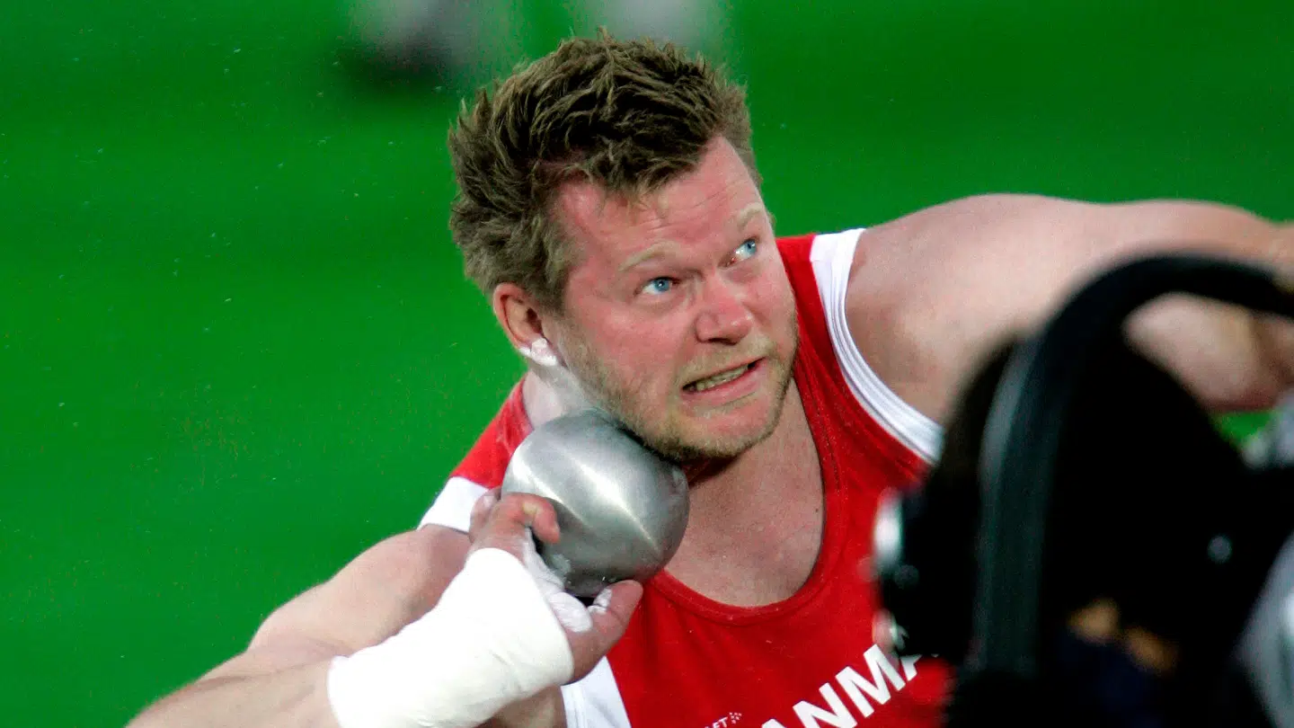 (Arkiv) B.T.s debatredaktør Joachim B. Olsen i sin tid som kuglestøder.