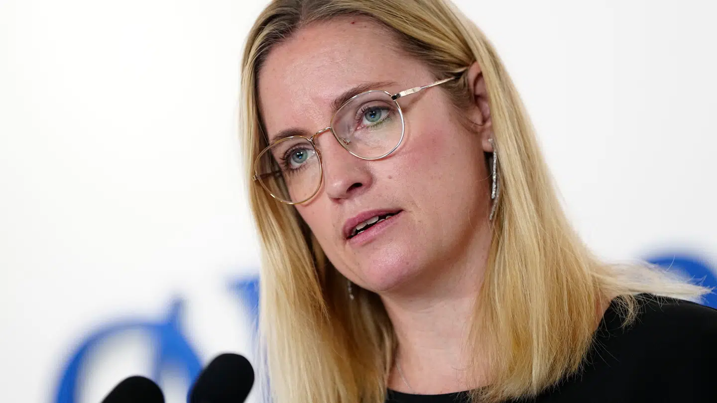 Økonomiminister Stephanie Lose holder pressemøde om Økonomisk Redegørelse i Økonomiministeriet i København, torsdag den 4. december 2025.