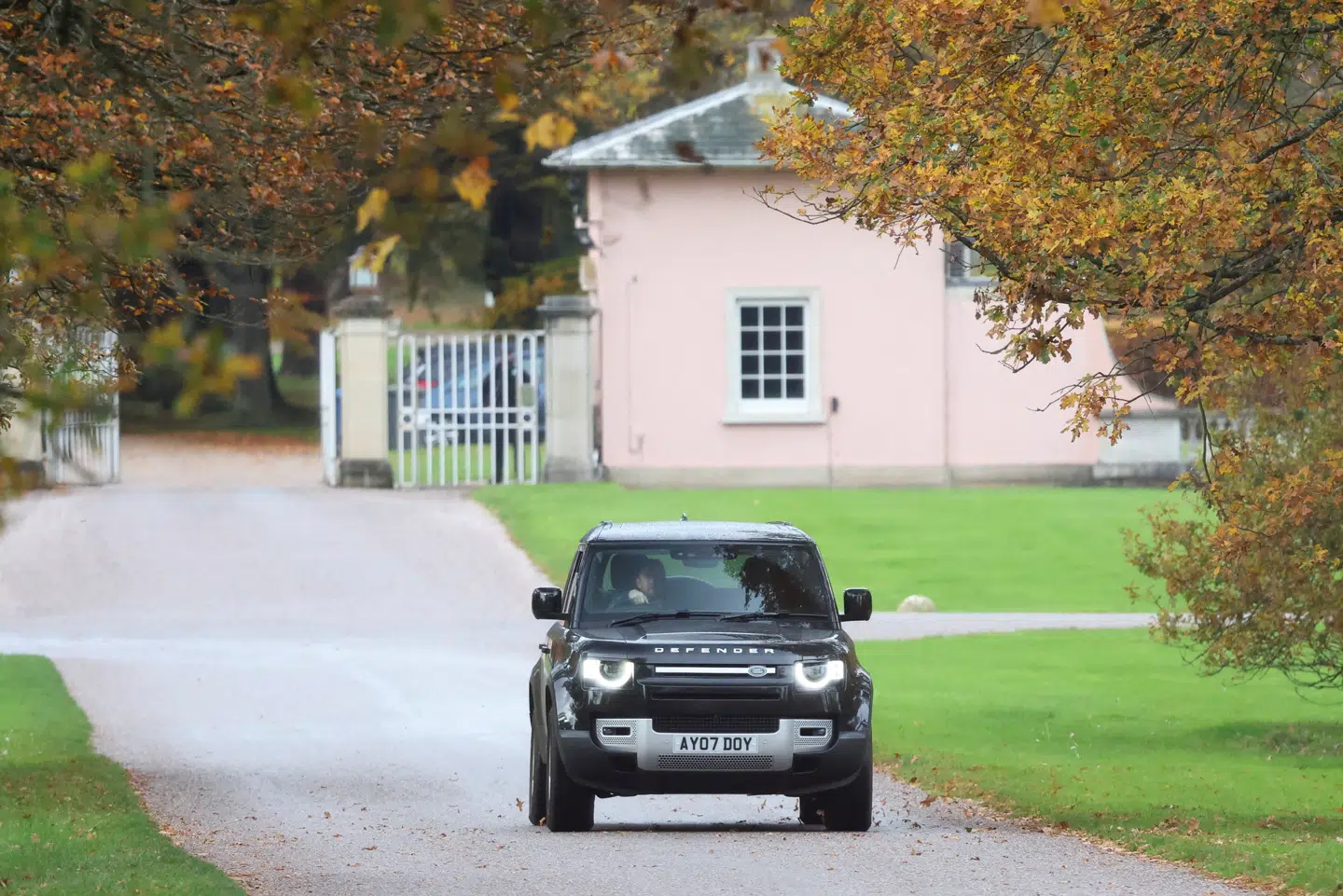 Her ses et billede fra Royal Lodge ved Windsor Castle.