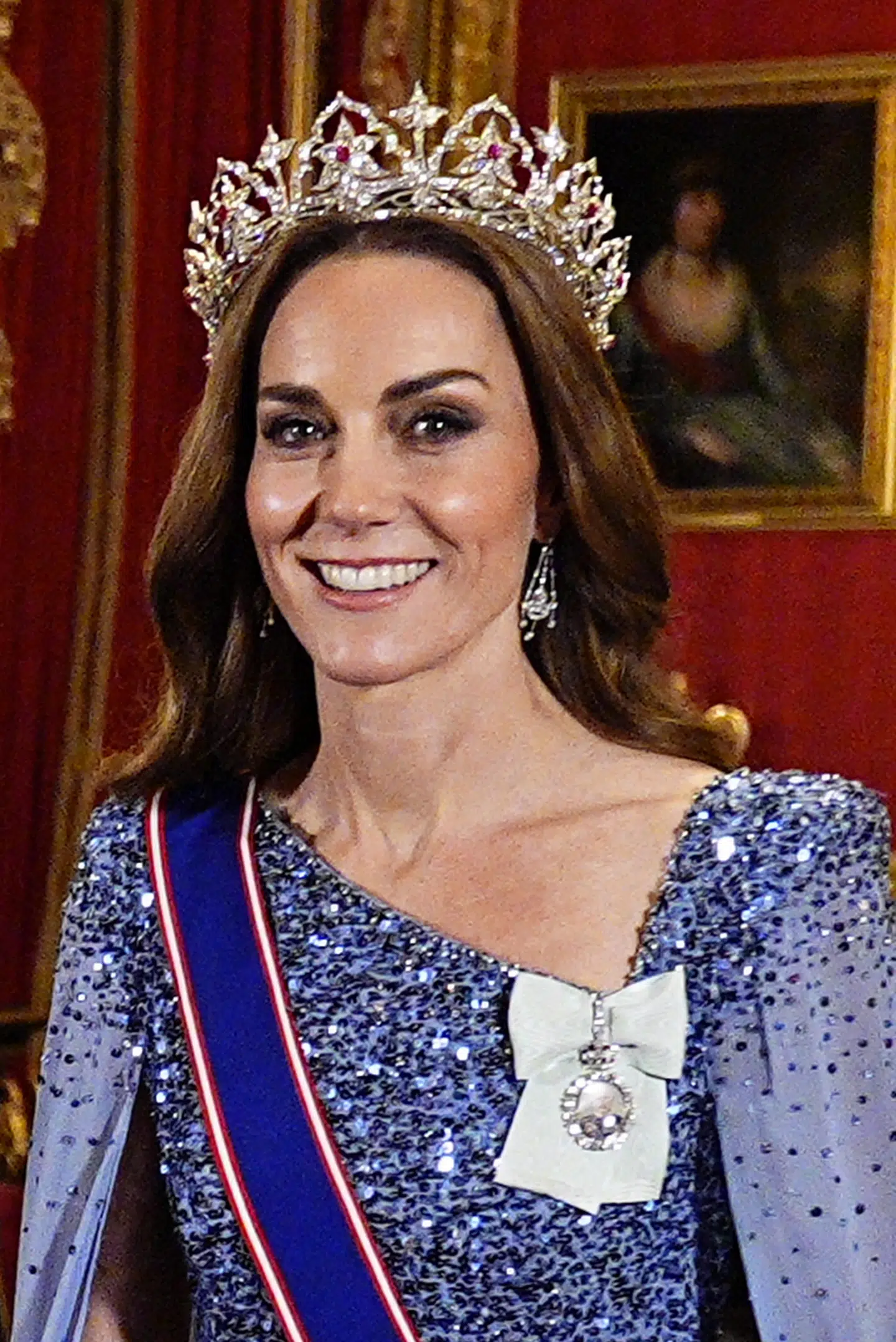 Royale fans og medier verden over er faldet i svime over den britiske prinsesse Kate og hendes massive diamanttiara.