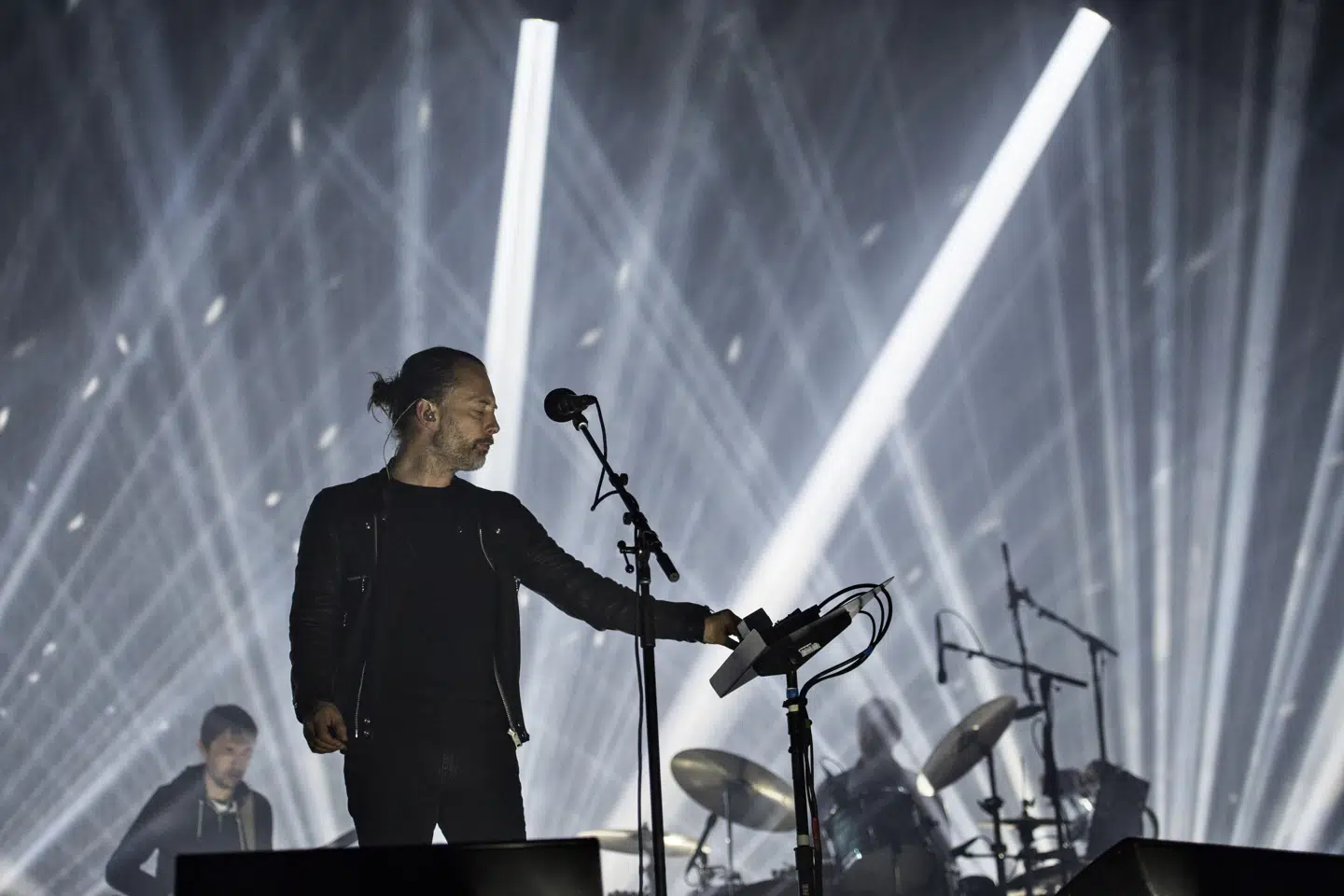 Radiohead spillede sin seneste koncert på dansk jord, da bandet i sommeren 2017 optrådte på festivalen Northside. (Arkivfoto).