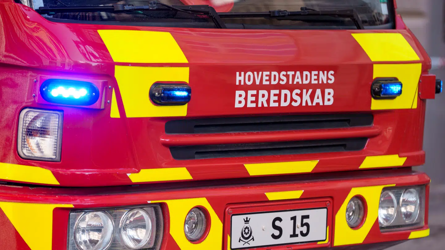 Hovedstadens Beredskab fik heldigvis slukket branden på Hvidovre Hospital, inden den spredte sig til hospitalet.
