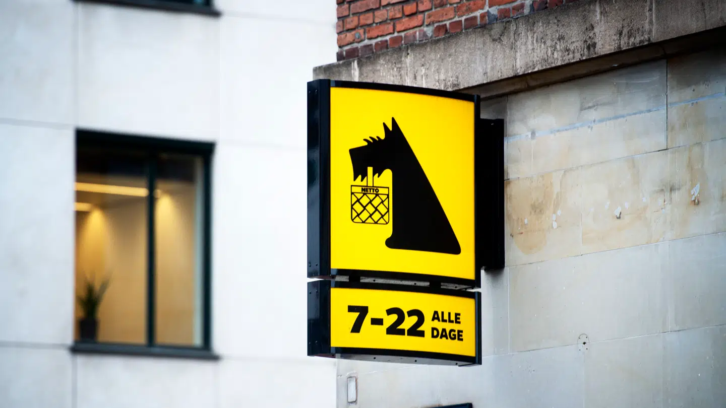 Dagligvarebutikken Netto, København.