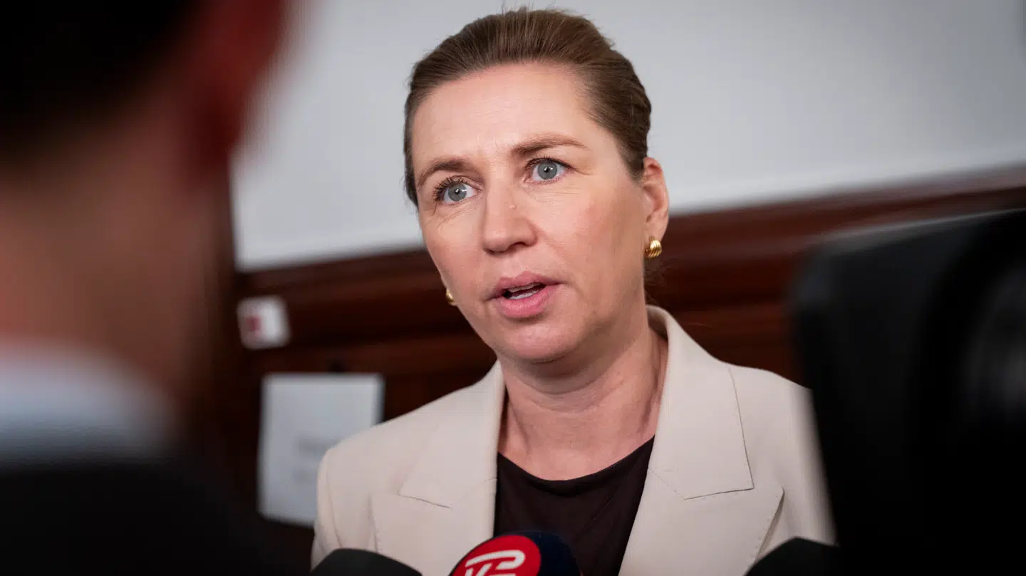 Statsminister Mette Frederiksen annoncerede torsdag et kursskifte. Nu vil socialdemokraterne gerne samarbejde med SF. (Arkivfoto)