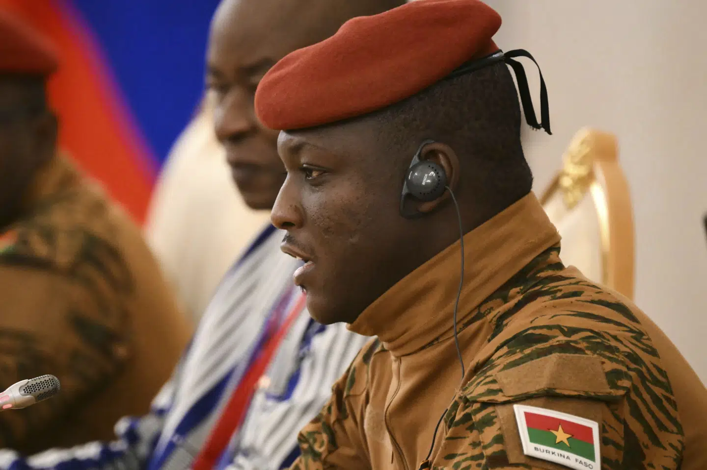 Burkina Fasos juntaleder, Ibrahim Traoré, har, siden han tog magten i 2022, rykket det vestafrikanske land væk fra vestlig politik, skriver AFP. (Arkivfoto).