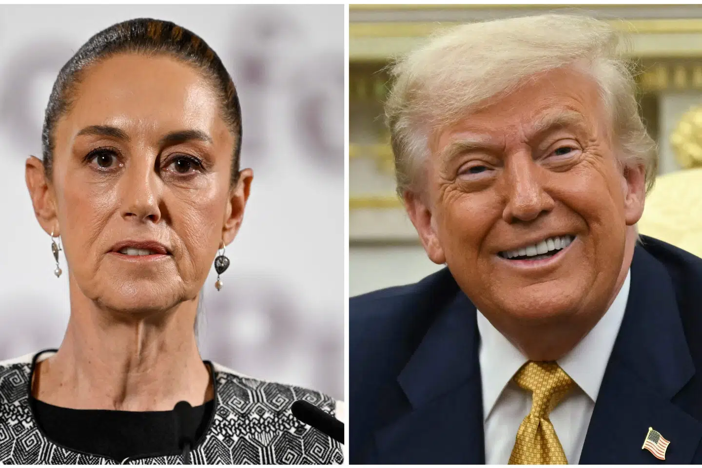 Trump har beskyldt både Mexico og Canada for ikke at gøre nok for at bremse strømmen af fentanyl og migranter til USA. Den mexicanske præsident har kaldt USA's beskyldninger mod landet for "stødende". (Arkivfoto).