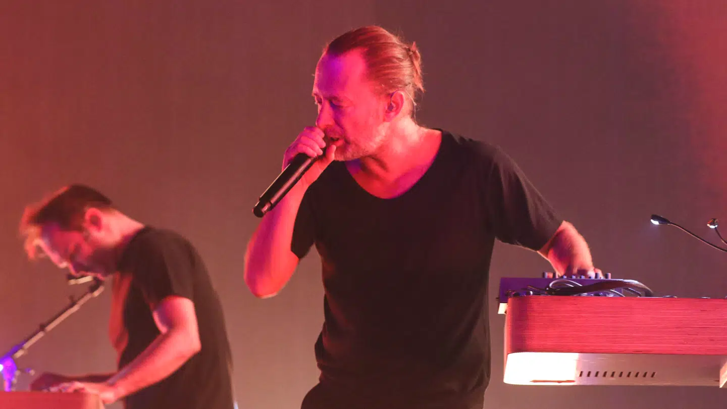 Arkivfoto: Forsanger Thom Yorke fra en i USA i 2019.