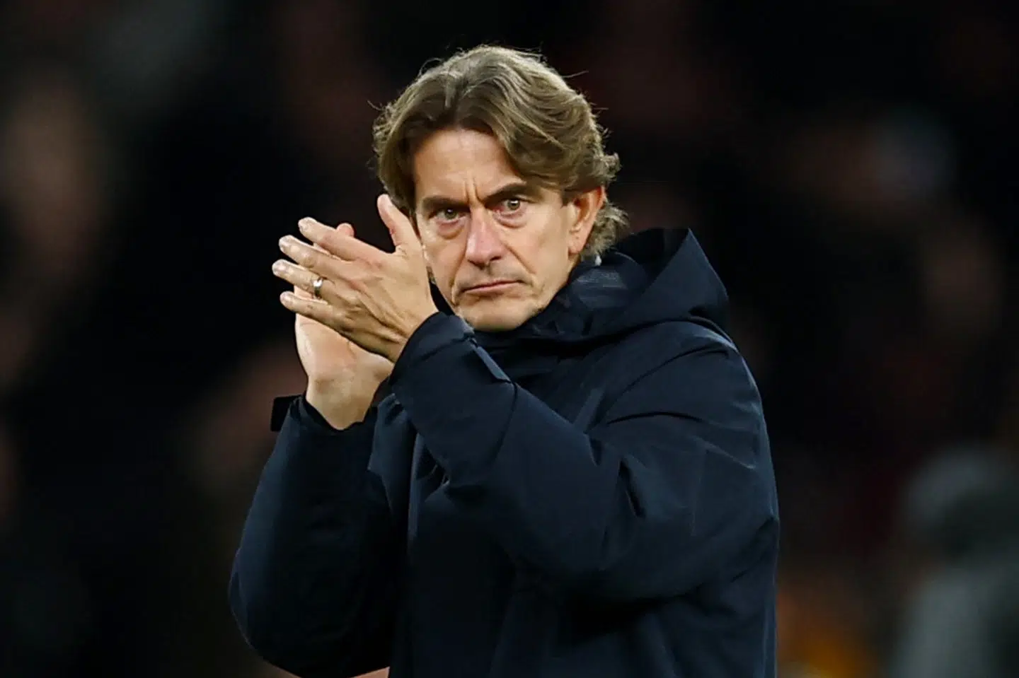 Tottenham har spillet en skidt periode efter en ellers lovende sæsonstart. Cheftræner Thomas Frank håber, at skuden vender på lørdag, hvor Tottenham tager imod Brentford. (Arkivfoto).