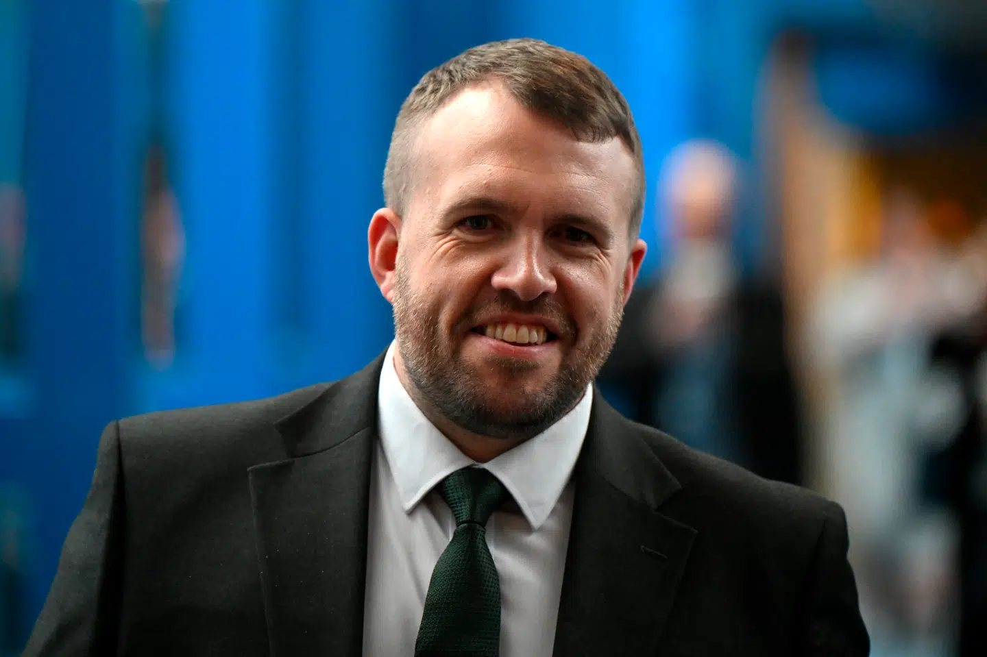 Flere tidligere konservative parlamentarikere har meldt sig ind i Reform UK. Blandt disse er ministeren Jonathan Gullis, som nu er borgmester for byen Kidsgrove i Midtengland. Foto: Justin Tallis, Scanpix.