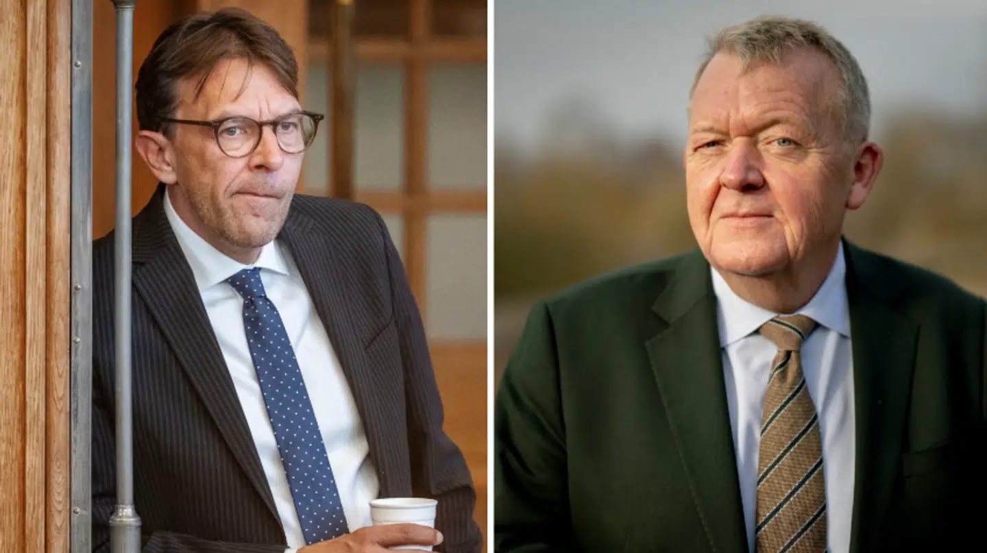 Jeppe Søe er med i studiet under optagelserne af B.T.s debatpodcast Borgerlig Tabloid, hvor han retter skarp kritik mod Lars Løkke Rasmussen.