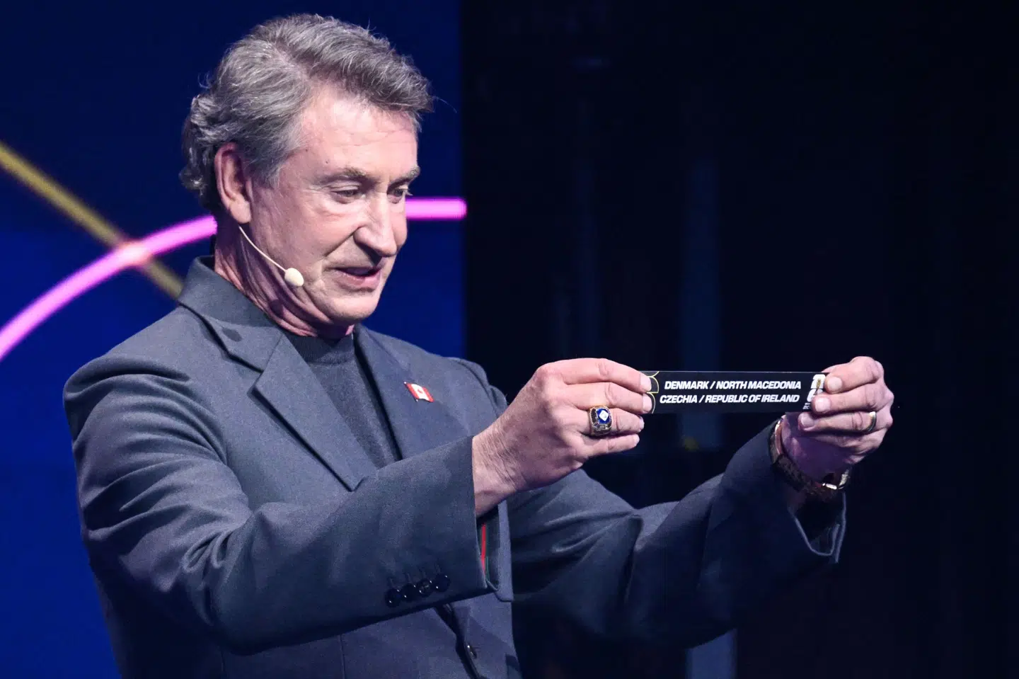 Ishockeylegenden Wayne Gretzky trak sedlen med Danmark op i Washington.